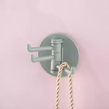 Nodrill Wall Spacesaving Hooks With Multiple Tiers For Home Organization Decor