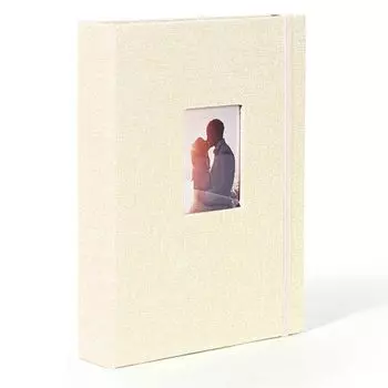 NOELAMOR Instax Pocket 208 Large Instax Photo Instax Instax Photos Album, Album, Sheets, Capacity, Album, Book, Album, (Beige)