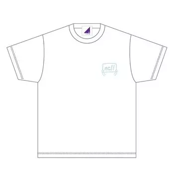 Nogizaka46LLC Nogizaka46 Февраль 2024 Памятная футболка ко дню рождения/Рэнка Ивамото (M)