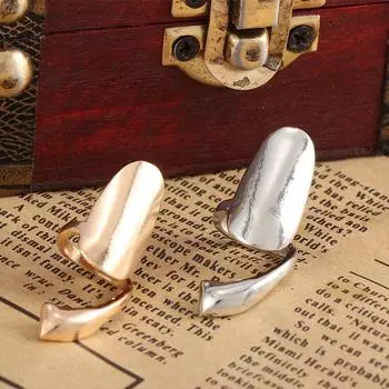 Ногти, цинк, сплав цинка, золотое безымянное кольцо для ногтей, женские модные серебряные кольца