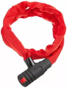 NOGUCHI Bicycle Chain Lock Chain Red Key Type 3 Keys Included Small [4.7mm Lock] красный