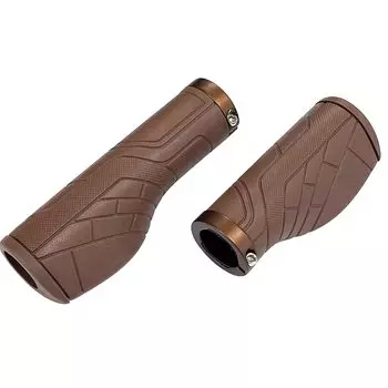 Noguchi Grips Long 128mm x Half Left and Right Small [NGS-005] 95mm, Set, Brown,