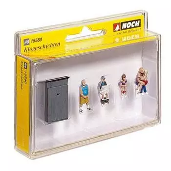 Noh Levica 1/87 Корейская игрушка «Люди, которые пользуются туалетом» NOCH155606FG