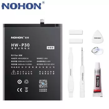 NOHON для Huawei P9 P10 P30 Mate 10 20 P10 Plus P20 G9 Honor V10 V20 8 X View10 5C 7C 7A Enjoy 7S V9 Play Nova 3 4 5T 3E Lite Pro Сменный аккумулятор 3000mAh