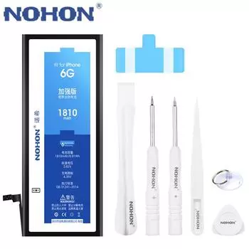 NOHON для iPhone 6 6S 6SPlus7 8 iPhone6 iPhone7 iPhone8 Сменный аккумулятор оригинальной емкости Бесплатные инструменты iPhone 6 1810mAh