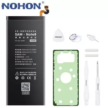 NOHON для Samsung Galaxy Note 8 4 3 NFC N9500 N9508 N950A N950D N950F N950FD N950J N950N N950U N950W N950 SM-N950 литиевая батарея Samsung Note 3 3200mAh
