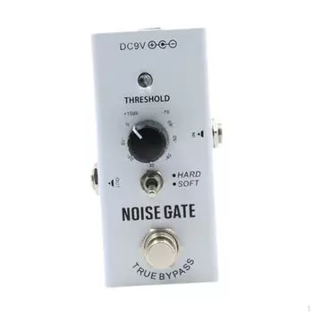 Педаль Noise Gate, гитарное подавление, педаль эффектов подавления с металлическим корпусом для бас-гитары