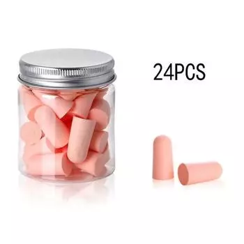 Noise Proof Silicone Ear Plugs Soft Foam Earbud Travelling Ear Protector Sleep Aid