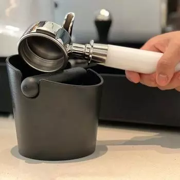 Нок-бокс для эспрессо, противоскользящая основа, контроль запаха, кофе-контейнер, большая вместительная корзина с декой для дома