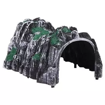 NOLITOY Железнодорожный туннель Туннель Сделан из железнодорожного пути Железнодорожный железнодорожный пейзаж Легкая установка Модель, Модель, Пластик, Легкий, Компактный,