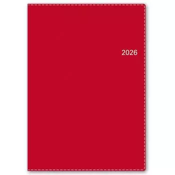 NOLTY Planner 2026 A5 Weekly Access 2 Red 6466 December (Starts 2025)