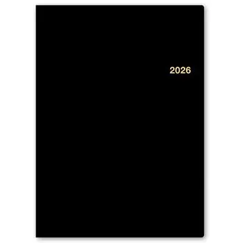 NOLTY Planner 2026 A5 Weekly Ring Black 6421 December (Starts 2025)