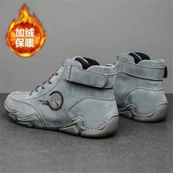 Номер 43 Tan Khaki Boots Men High Top Shoes Мужская обувь Большие размеры 48 49 50 Кроссовки Спортивные товары Tenids Sapateni 38