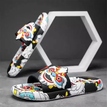 Номер 44 Красные мужские туфли Сандалии Теннисная подошва Резиновые мужские летние пляжные тапочки Кроссовки Спортивные фанки Hypebeast Новые быстрые 36