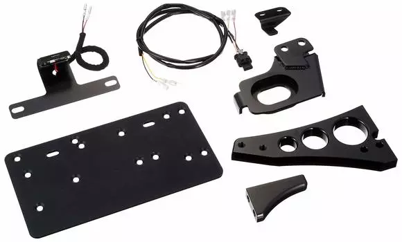 Номер детали мотоцикла Kijima, боковое крепление, крепление оси (черный) FXBR/S 2018~ HD-01398