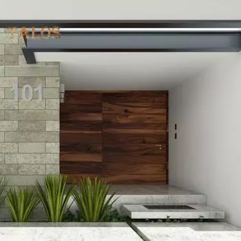 Номер дома из нержавеющей стали с болтами и гайками 0-9 3D Квартира Фермерский дом Высокая видимость Внешняя входная дверь Улучшенный номер почтового ящика Плавающий адрес 8Inch 8