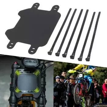 Номерной знак мотоцикла Передний номерной знак Надежная водонепроницаемая защита Простая установка Замена номерного знака