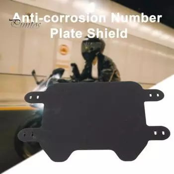 Номерной знак мотоцикла, передний номерной знак, надежная водонепроницаемая защита, простая в установке замена номерного знака для Surron чёрный