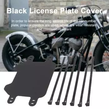 Номерной знак мотоцикла Передний номерной знак Надежная водонепроницаемая защита Простая установка номера