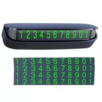 Номерной знак телефона для парковки автомобиля Классический ретро номерной знак для парковки Временный номерной знак для парковки Украшения для интерьера автомобиля United States