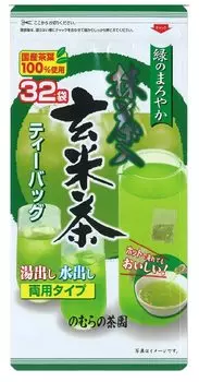 Nomura Sangyo Nomura Tea Garden Matcha Genmaicha Tea Bags 32 bags x 4 pieces