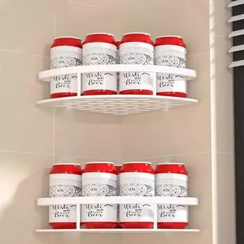 Non Perforated Bathroom Storage Rack Shower Shelf Floating Shelf for Wall Bathroom Organizer Bathroom Corner Shower Shelf