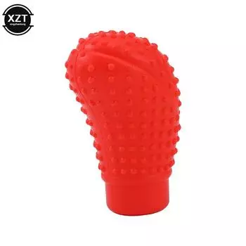 Non-Slip Car Shift Cover Silicone Manual Automatic Transmission Automobile Shift Lever Shift Knob Universal Handbrake Cover чёрный