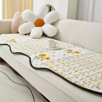 Non-slip Cotton Sofa Cover Sofa Cushion Cloth Sofa Cushion Cotton Sofa Cushion Living Room Sofa Cover Four Seasons Universal 80x90
