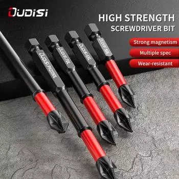 Non-slip Cross Screwdriver Magnetic Batch Head High Hardness PH2 Screwdriver Bit Screw Driver Impact Drill Bit Hand Tools