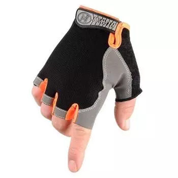 Non-slip Cycling Equipment Half Finger Gloves Sport Mittens Cycling Gloves Wrist Wrap Gym Gloves L