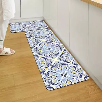 Non-Slip Diatom Mud Kitchen/Bathroom Mat: Oilproof, Waterproof, Easy-Clean, with Rubber Backing for Safety, Holiday Theme Ready 400MMx600MM