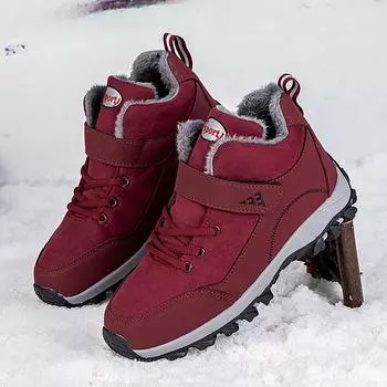 Non-slip elderly shoes men s winter velvet warm cotton shoes soft sole wear-resistant sports shoes middle-aged and elderly walking shoes parents shoes 35