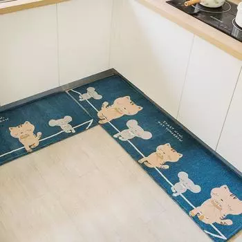 Нескользящий кухонный коврик для пола, ковер для ванной комнаты, гостиной, уличный коврик для входа, моющийся длинный коврик для гостиной, спальни 40cmx60cm 1pc