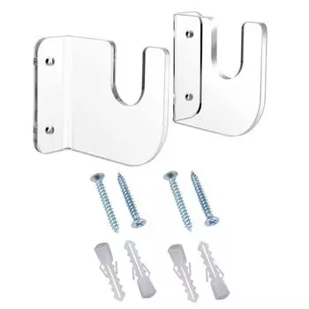 Non-slip Skateboard Display Rack Wall Mount Storage Holder Skateboard Bedroom Store Office Transparent