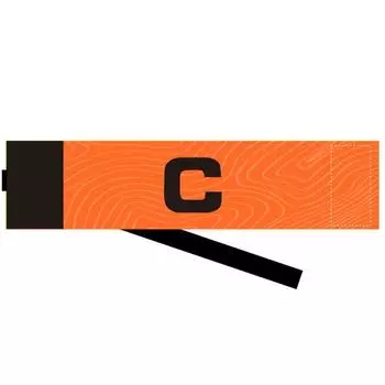 Non-slip Soccer Armbands Adjustable Squad Armbands Football Captain Armband Outdoor Team Sports orange-A