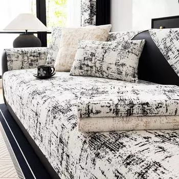 Non-Slip Sofa Cushion Four Seasons General Chenille Living Room Furniture Anti-Scratch Cover Cloth Towel Thickening Dust Back 70x70