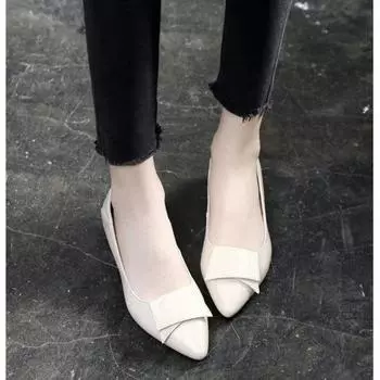 Нескользящие женские туфли с острым носком, женские туфли-лодочки на квадратном каблуке, популярные, стильные, по акции, подлинная обувь Mark E, последняя, повседневная 35