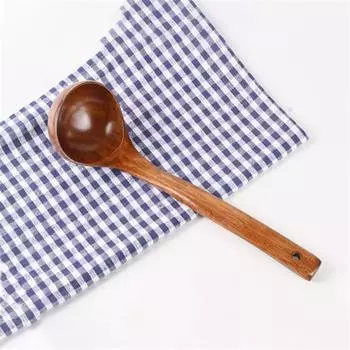 Non-stick Kitchen Spoon Secondary Wooden Spoon Tableware Supplies Kitchen Accessories Suprimentos De Talheres Soup Spoon