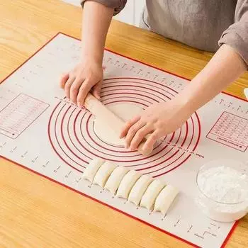 Non-Stick Silicone Baking Mat Pizza Dough Maker Pastry Kitchen Gadgets Cooking Tools Utensils Bakeware Kneading Accessories Lot
