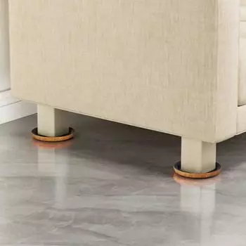 Non-woven Fabric Furniture Foot Pads Round Non-slip Shock Mute Mats Floor Protector Multifunctional Anti Vibration Pads Cover