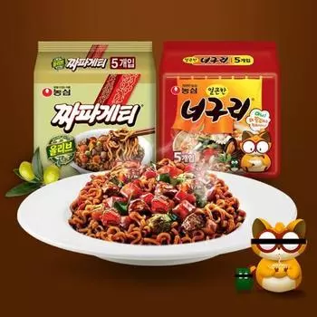 Нонгшим Чапагури СЕТ Чапагетти 140г + Неогури 120г (2 варианта) 5+5