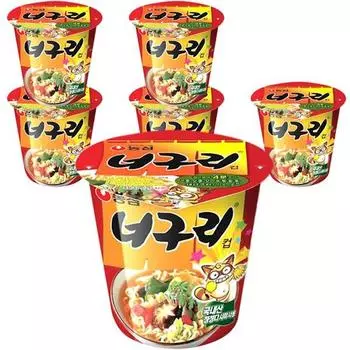 Nongshim Neoguri Cup Ramen 62 г, 6 шт.