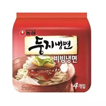 Nongshim Nest Bibim Naengmyeon, 4 pieces