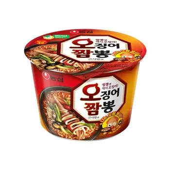 Nongshim Ojingeo Jjambong Ramyun Big Cup 115г (3 варианта) 1PCS