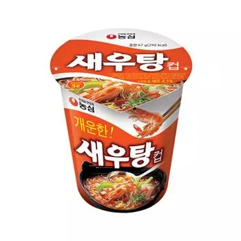 Nongshim Рамен с креветками, маленькая чашка, 67г (3 варианта) 2PCS