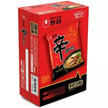 Nongshim Шин Рамен 120г, 20 шт.