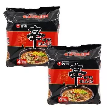 Nongshim Шин Рамён Блэк 134г, 8 штук