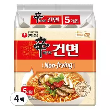 Nongshim Shin Ramyun dried noodles, 20 packs