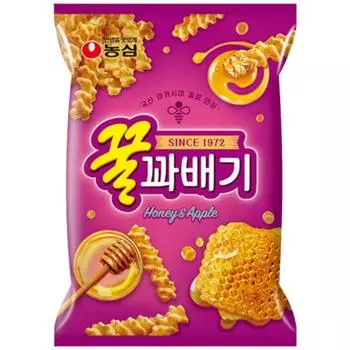 [Nongshim] Сладкий хрустящий снек со вкусом меда 90g