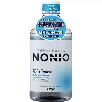 Nonio Lion Nonio Mouthwash Clear Half Mint Mouthwash 600ml